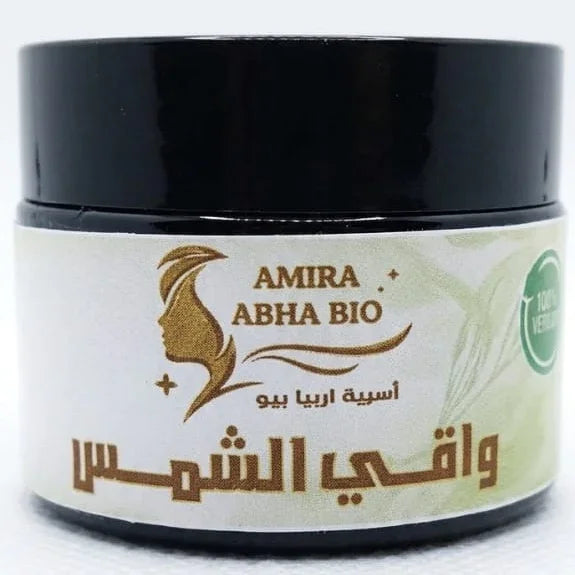 Crème solaire Amira Abha Bio pour une protection naturelle de la peau.